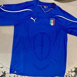 Italian national long sleeve PUMA soccer jersey